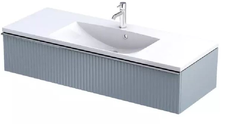 Darmowa Dostawa - Szafka 119.6x45.5x25 cm podumywalkowa wisząca niebieska Oristo Etna OR52SD1S12016R