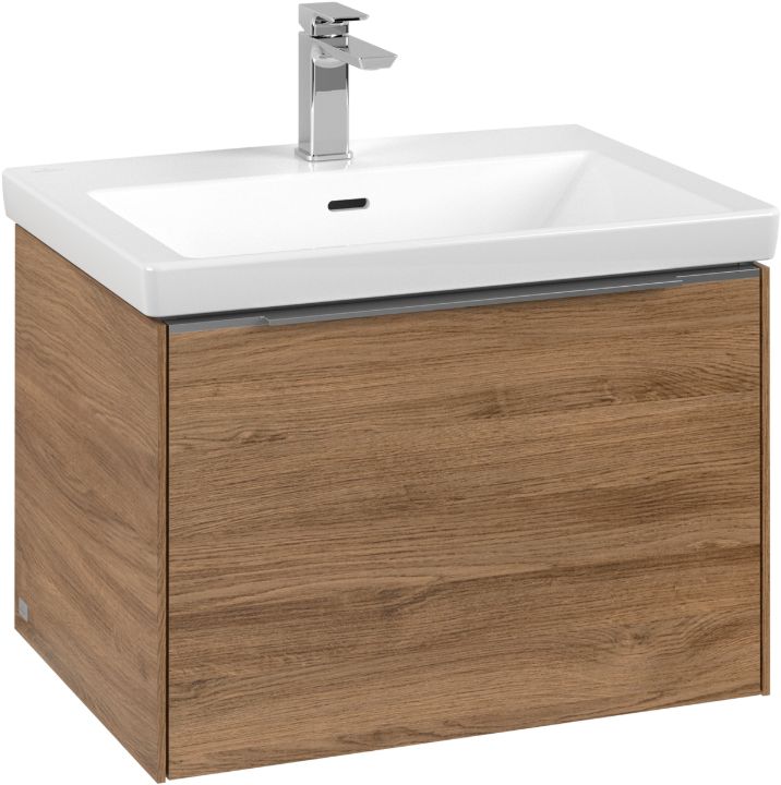 Darmowa Dostawa - Szafka 62.2x47.8x42.9 cm podumywalkowa wisząca dąb Villeroy & Boch Subway 3.0 C575L0RH