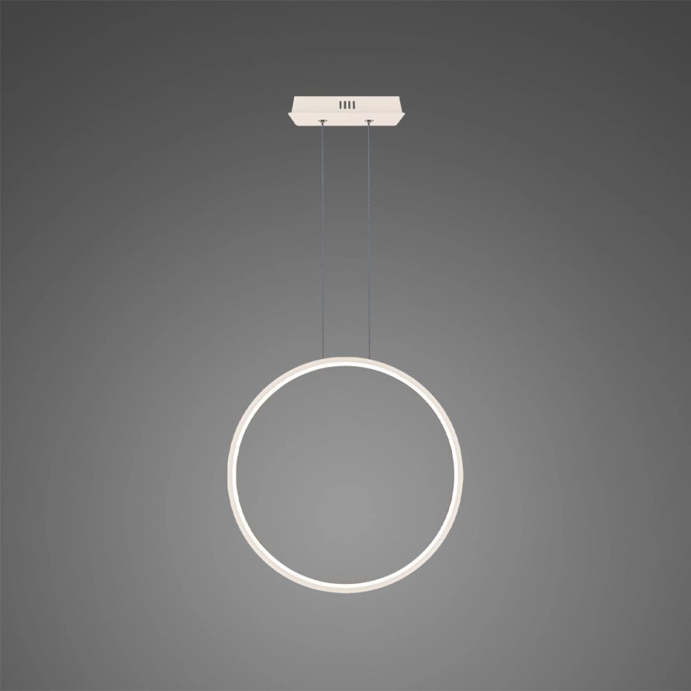Darmowa Dostawa - Lampa wisząca 1x15 W biała Altavola Design Ledowe Okręgi LA073X40in3kwhitedimm