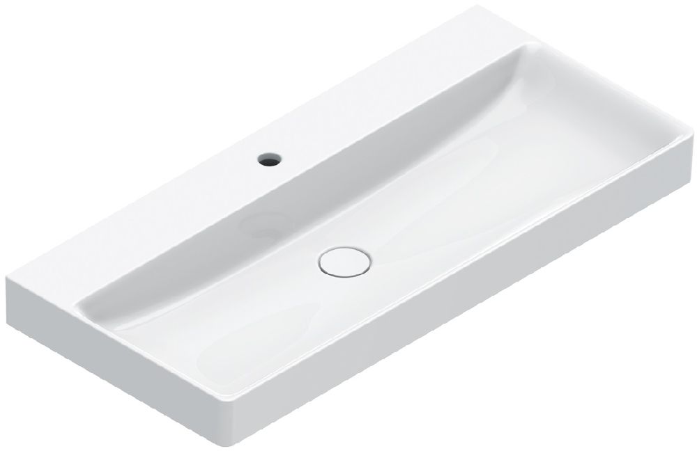 Darmowa Dostawa - Umywalka 100x47 cm prostokątna ścienna biała Catalano Green 0421000001