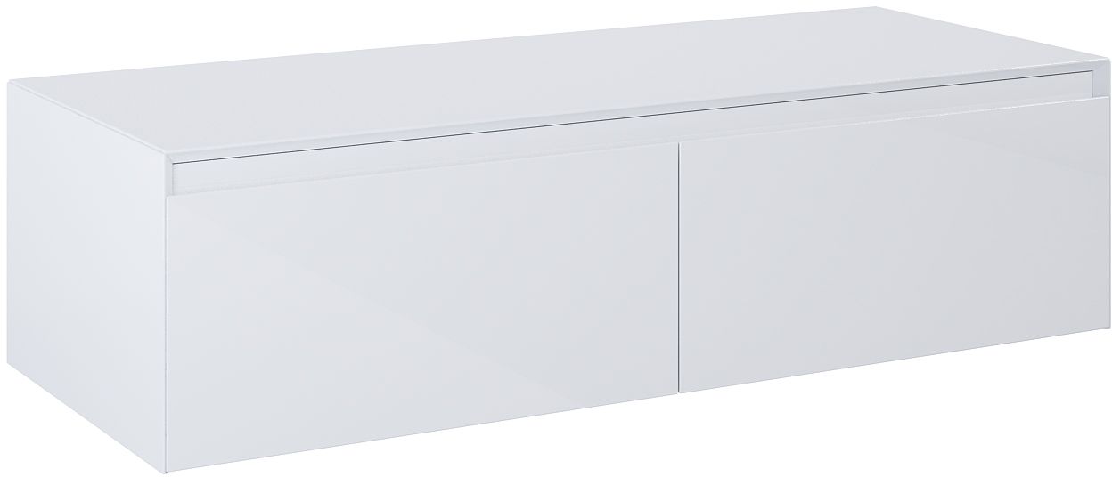 Darmowa Dostawa - Szafka z blatem 120x45.8x31.9 cm boczna wisząca biała Elita Split Slim RE081204058060