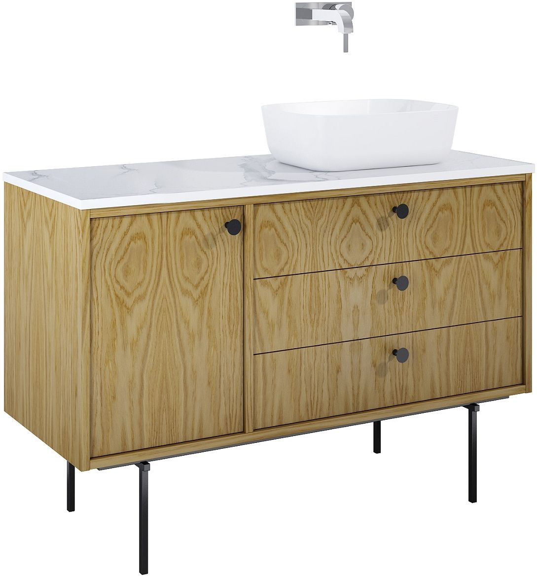 Darmowa Dostawa - Szafka 120x45.6x54 cm podumywalkowa wisząca dąb Elita Legacy RE011201096690