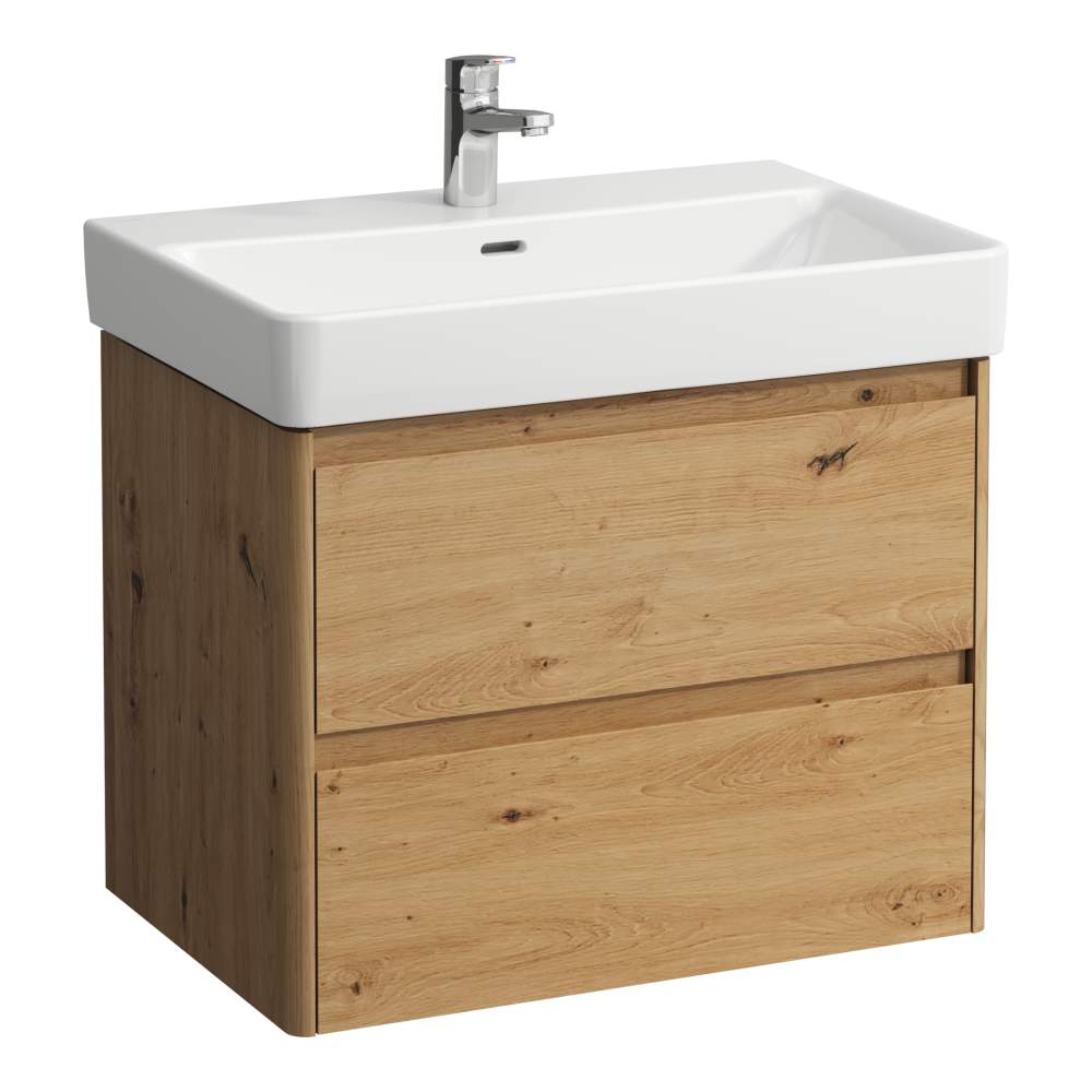 Darmowa Dostawa - Szafka 67x44.5x51.5 cm podumywalkowa wisząca dąb Laufen Base 2.0 H4112921082671