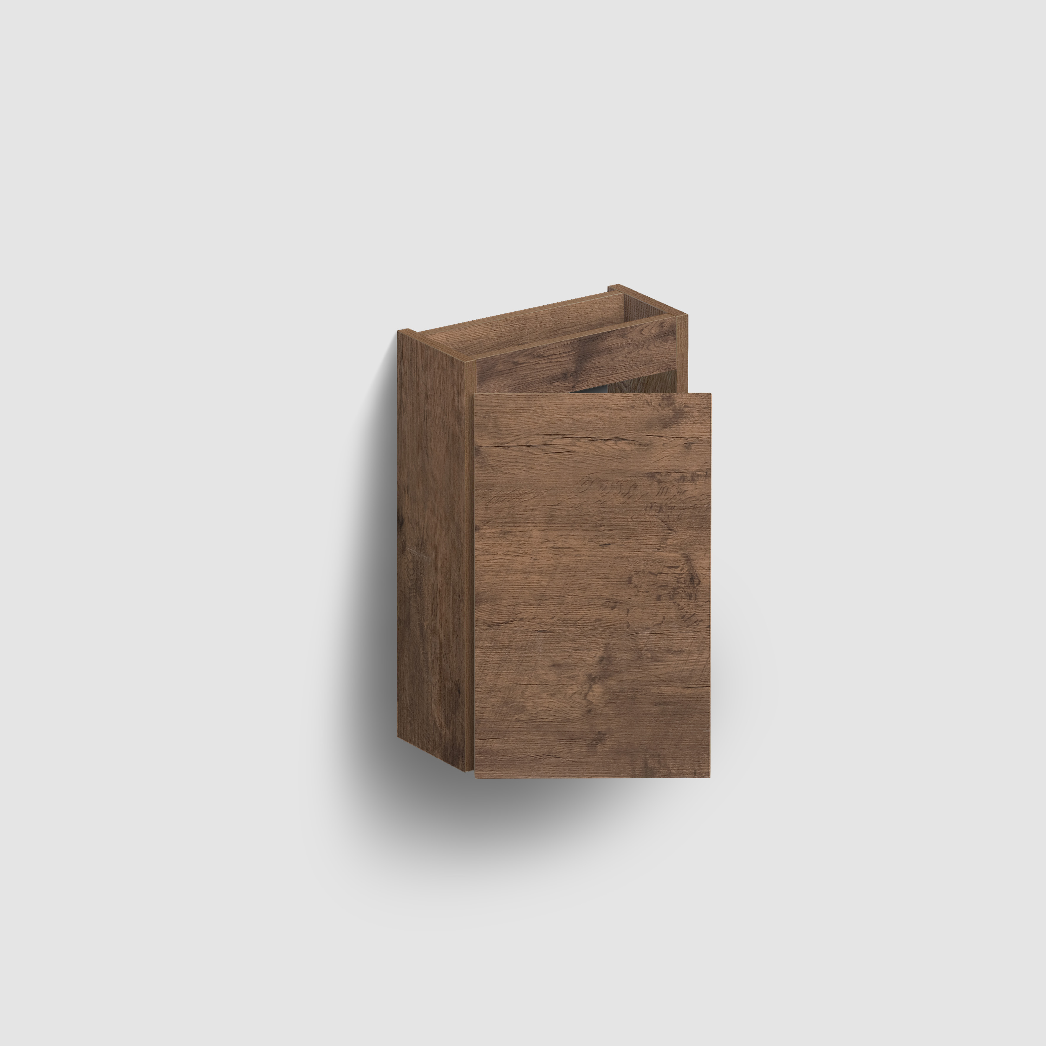 Darmowa Dostawa - Szafka 36x18x55 cm podumywalkowa wisząca dąb Clou Flush IB0716703664L