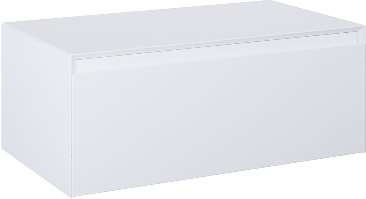 Darmowa Dostawa - Szafka z blatem 80x45.8x31.9 cm boczna wisząca biała Elita Split Slim RE080804055290
