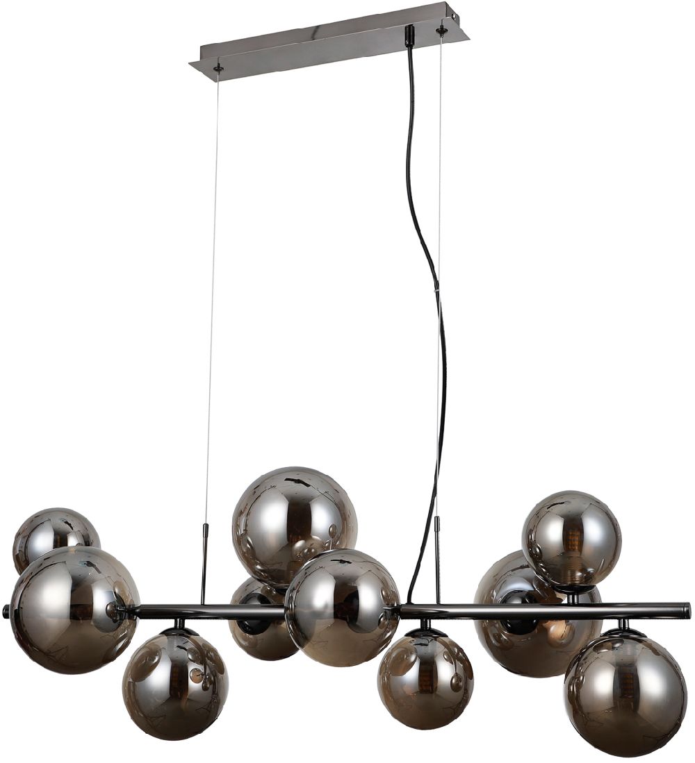 Darmowa Dostawa - Lampa wisząca powyżej 6x5 W czarna Italux Canello PND40600710ABCR