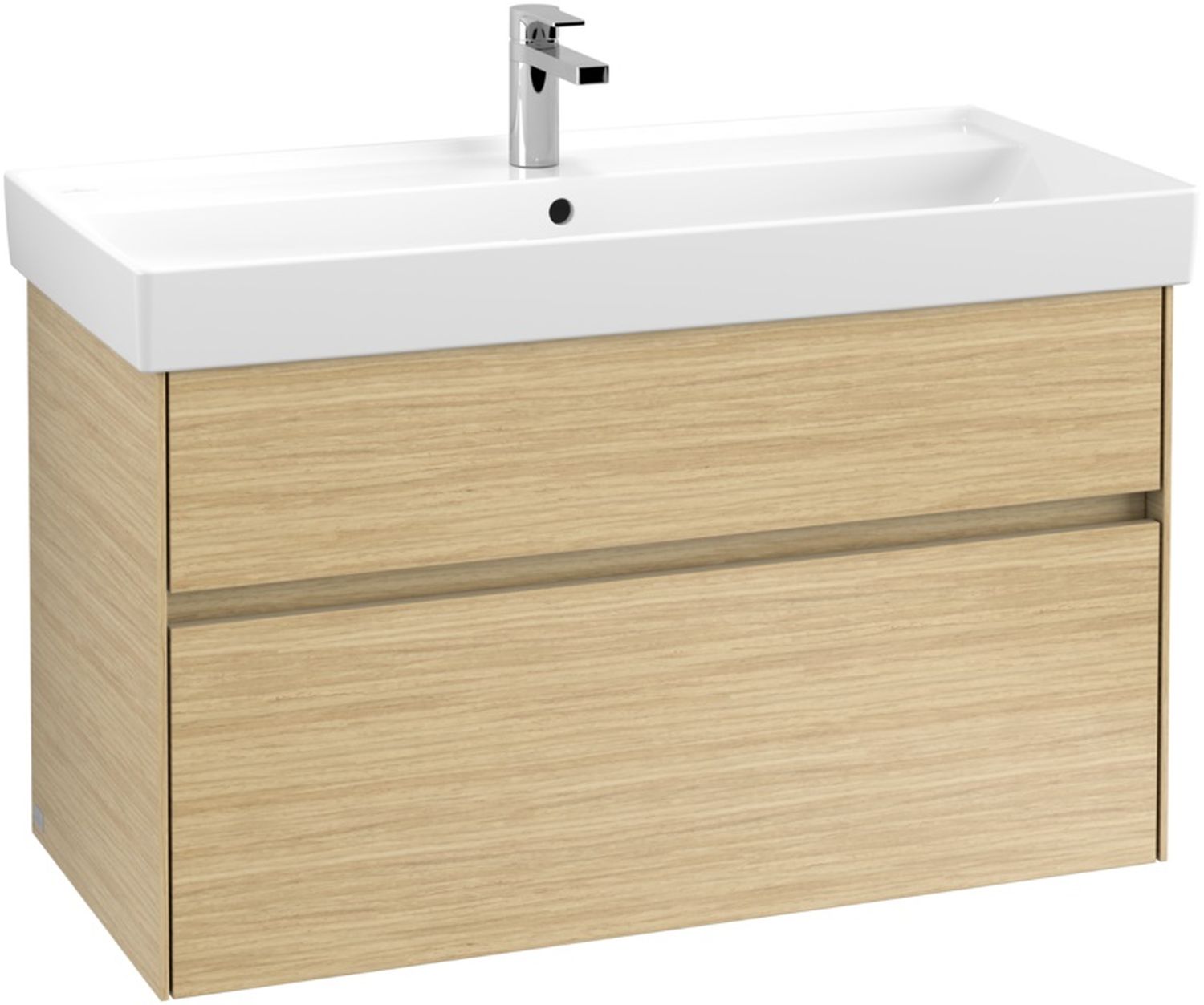 Darmowa Dostawa - Szafka 95.4x44.4x54.6 cm podumywalkowa wisząca dąb Villeroy & Boch Collaro C01100VJ