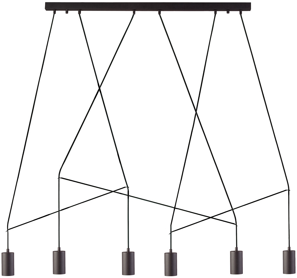 Darmowa Dostawa - Lampa wisząca 6x10 W czarna Nowodvorski Lighting Imbria 9675