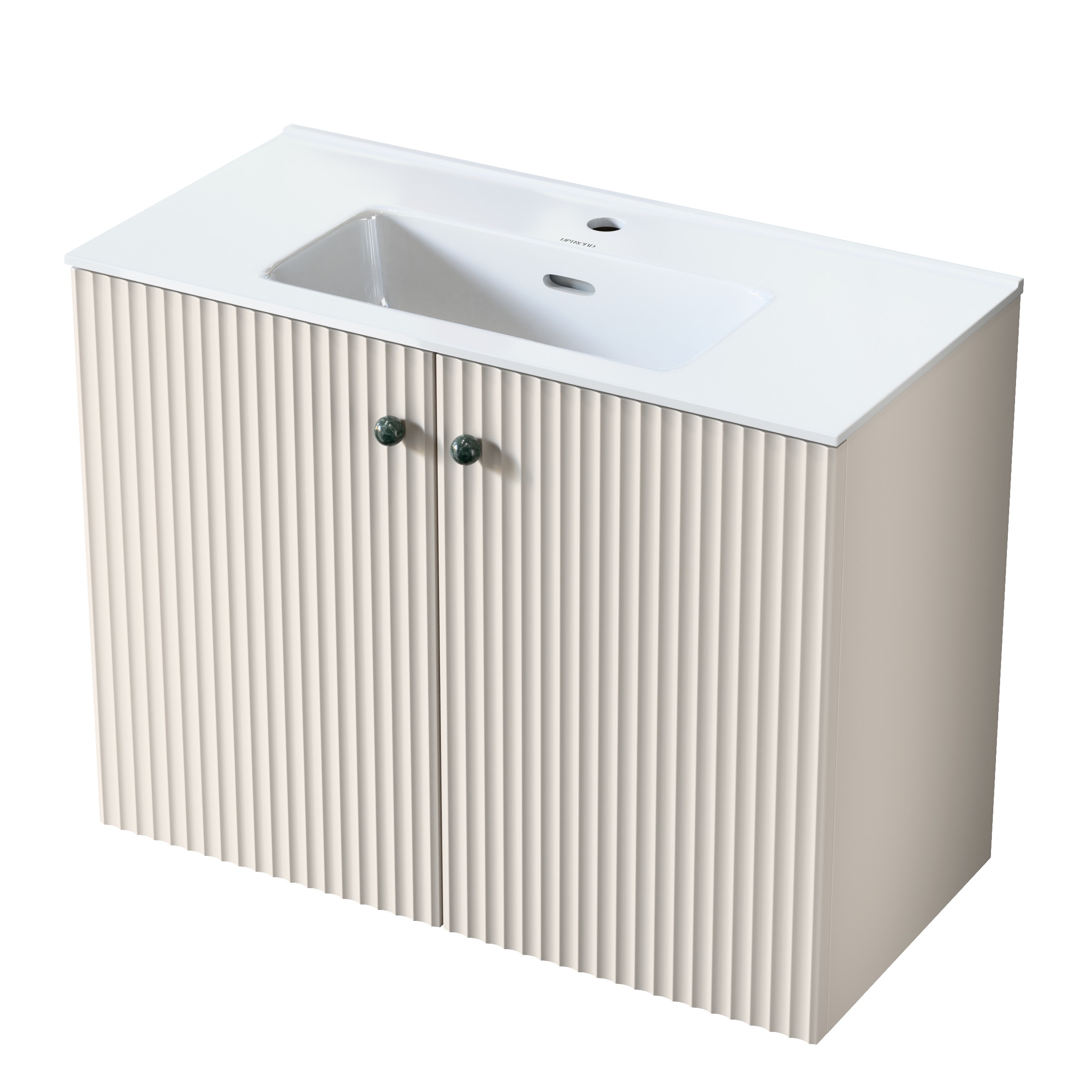 Darmowa Dostawa - Szafka 79.6x38.2x60 cm podumywalkowa wisząca piaskowa Uptrend Panarea 005SU8005