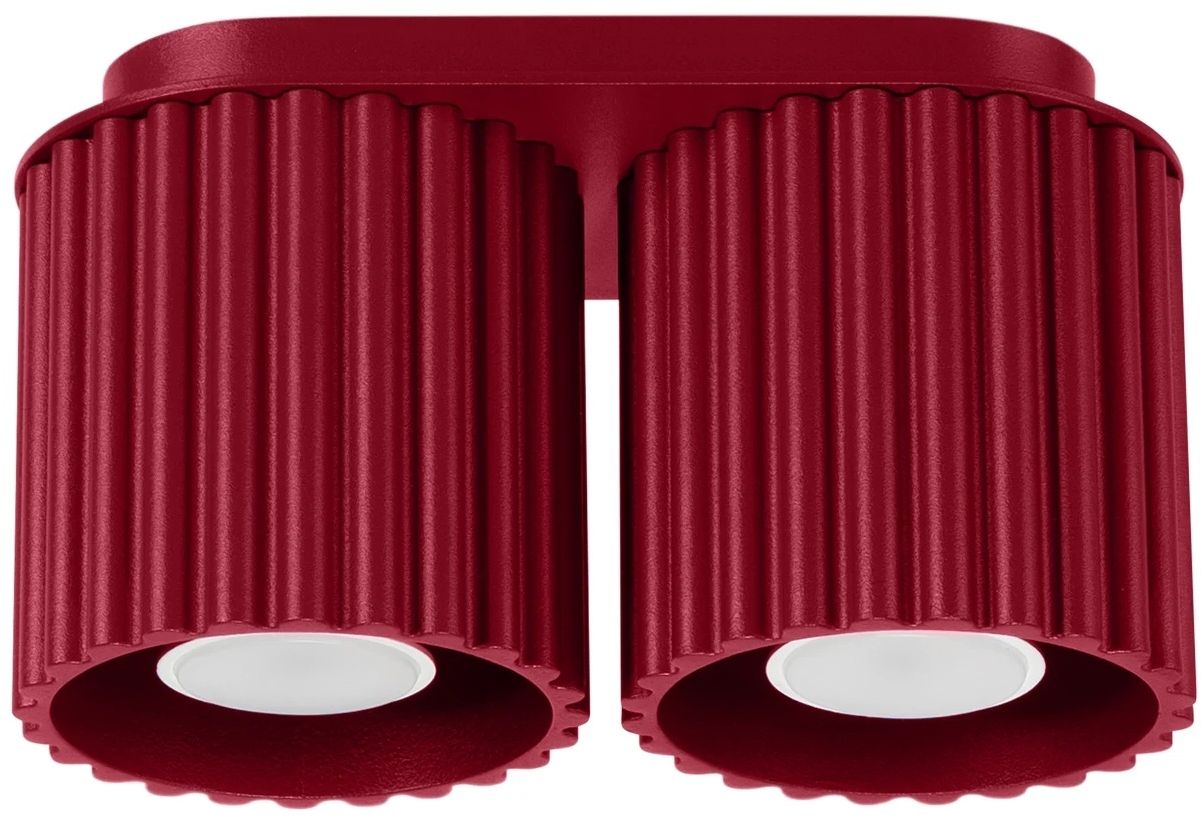 Darmowa Dostawa - Lampa podsufitowa 2x10 W burgund Sollux Lighting Aura SL1820