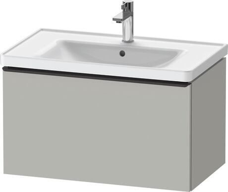 Darmowa Dostawa - Szafka 78.4x45.2x44 cm podumywalkowa wisząca szara Duravit D-Neo DE4255010070000