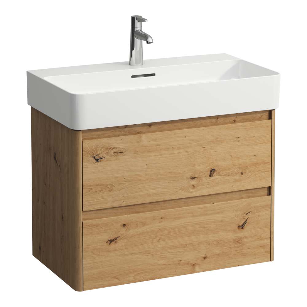 Darmowa Dostawa - Szafka 72x40x51.5 cm podumywalkowa wisząca dąb Laufen Base 2.0 H4114021082671