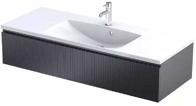 Darmowa Dostawa - Szafka 119.6x45.5x25 cm podumywalkowa wisząca czarna Oristo Brylant OR36SD1S1208R