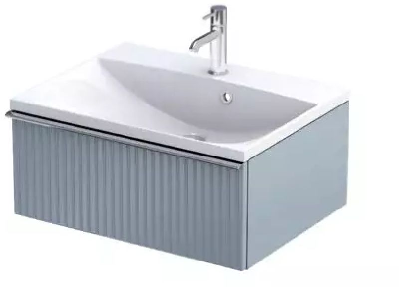 Darmowa Dostawa - Szafka 59.6x45.5x25 cm podumywalkowa wisząca niebieska Oristo Etna OR52SD1S6016R
