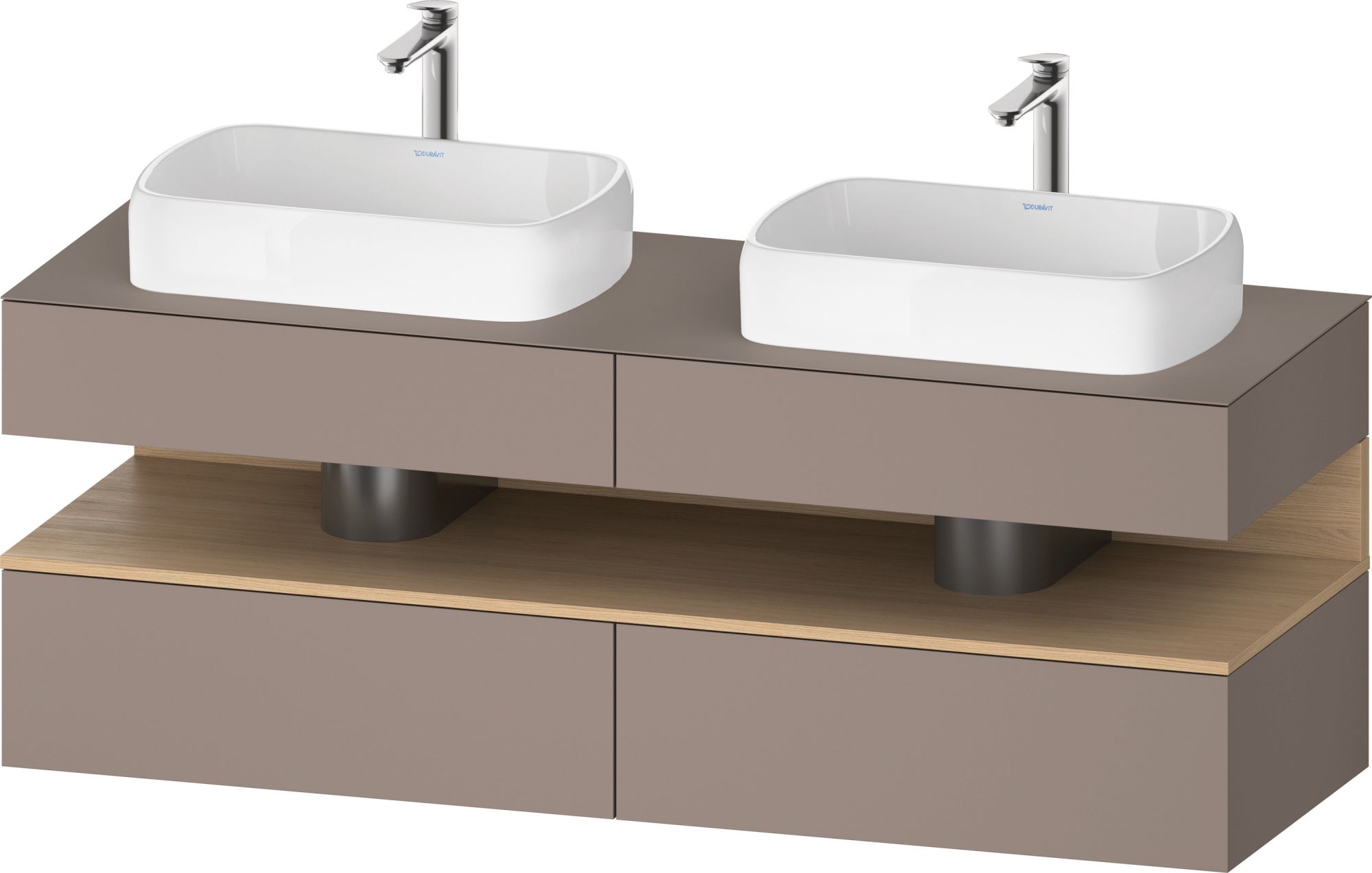 Darmowa Dostawa - Szafka 160x55x60 cm podumywalkowa wisząca Duravit Qatego QA4779030430010