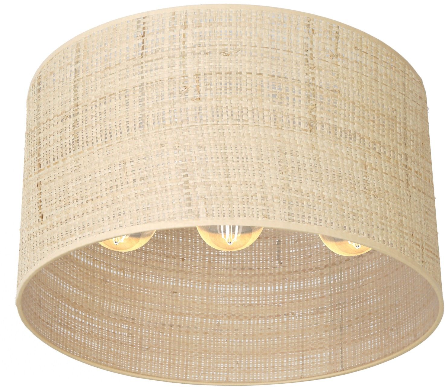 Darmowa Dostawa - Lampa podsufitowa 3x60 W beżowy Luminex Rattan 5275