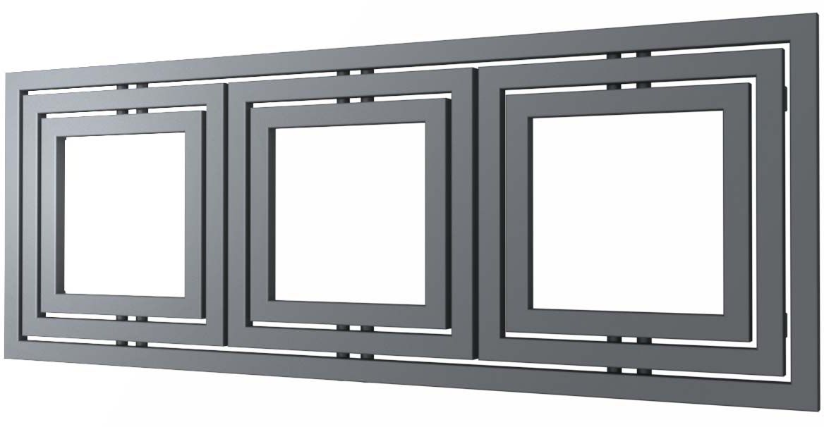 Darmowa Dostawa - Grzejnik pokojowy 60x162 cm podłączenie dolne grafitowy Enix Libra (L) L00162006001410E1000