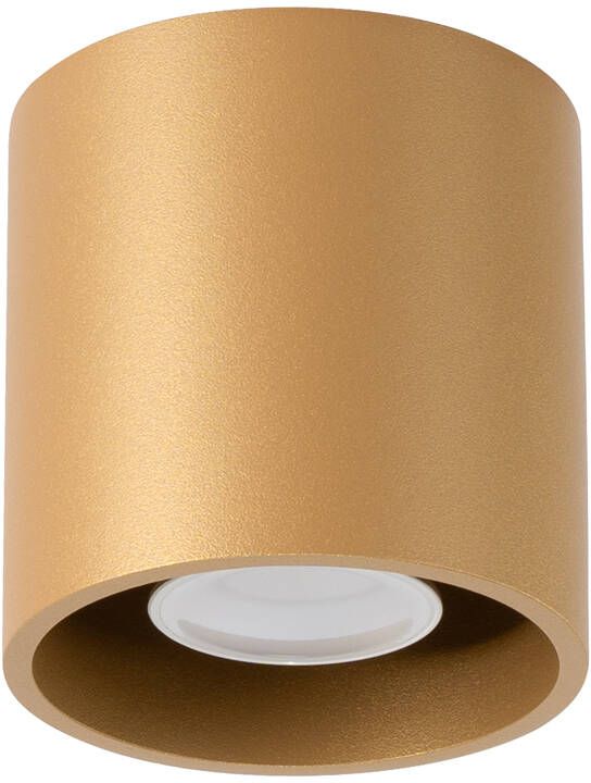 Darmowa Dostawa - Lampa podsufitowa 1x10 W złota Sollux Lighting Orbis SL1180