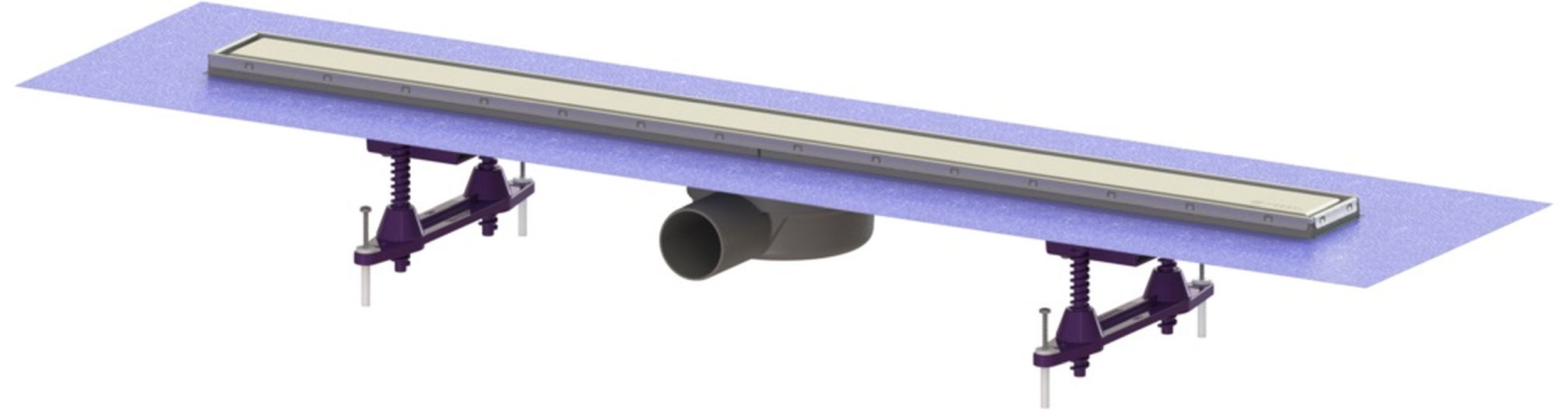 Darmowa Dostawa - Odpływ prysznicowy 85 cm stal Kessel Linearis Compact 4560064FM