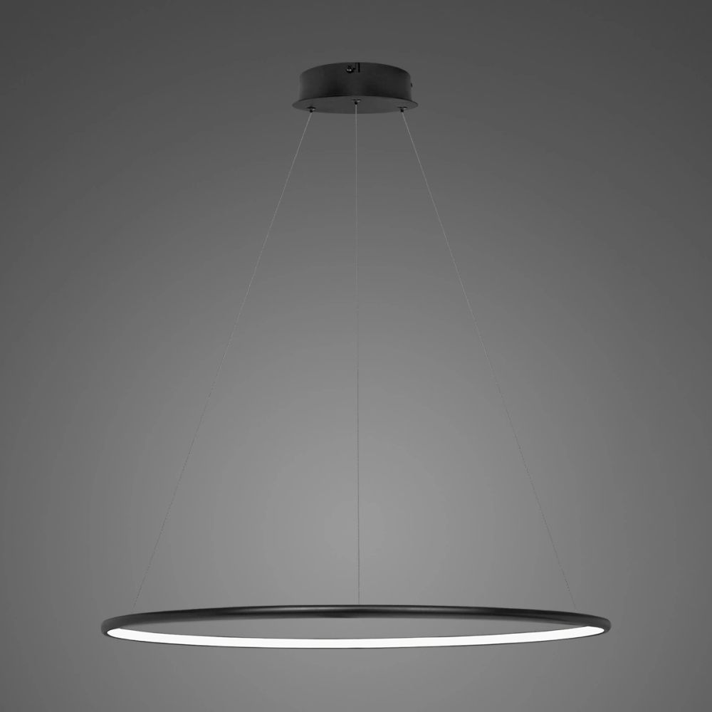 Darmowa Dostawa - Lampa wisząca 1x30 W czarna Altavola Design Ledowe Okręgi LA073P80in4kblack