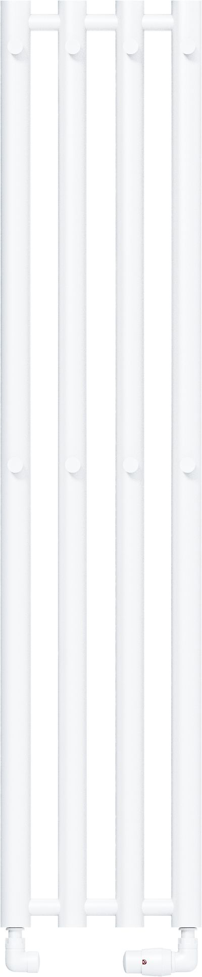 Darmowa Dostawa - Grzejnik łazienkowy dekoracyjny 100x26 cm biały Radox Kolona W Round RXKLO9016T10004