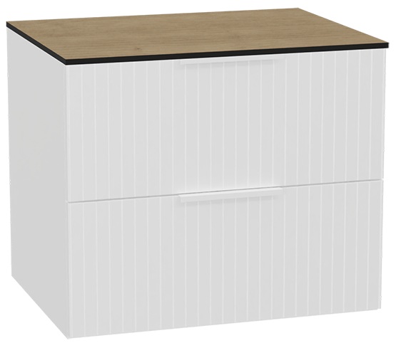 Darmowa Dostawa - Szafka z blatem 60x46.5x51.2 cm podumywalkowa wisząca biała-dąb Excellent Tuto 2.0 MLEX2172K6003BLWHWH