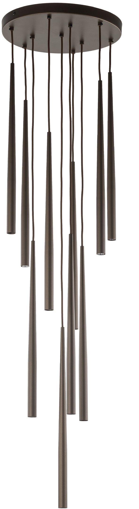 Darmowa Dostawa - Lampa wisząca powyżej 6x8 W brązowa TK Lighting Piano 10110
