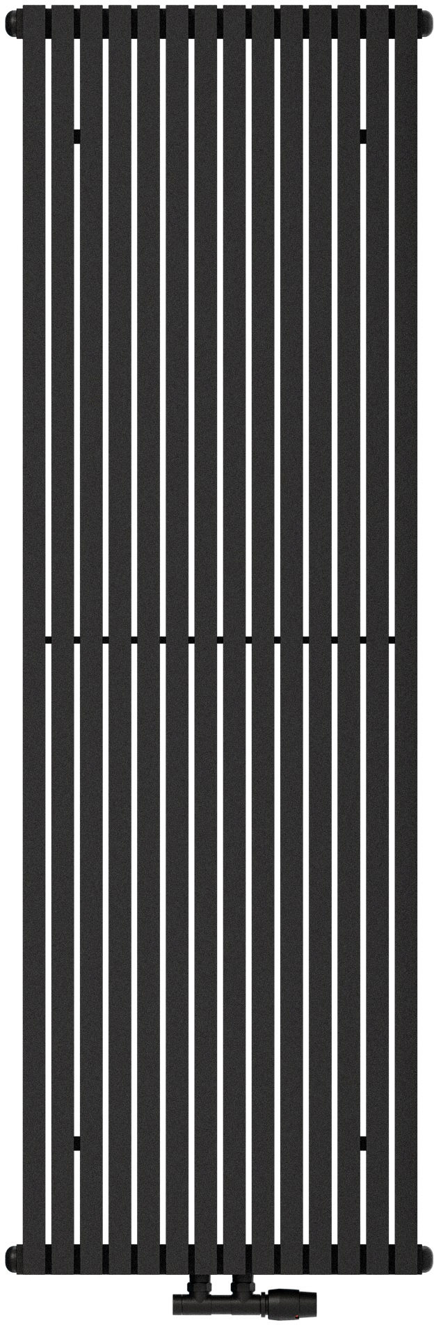 Darmowa Dostawa - Grzejnik pokojowy 180x48.7 cm podłączenie dolne czarny AG Evo Line Eterna Uno AGETVU180489005T