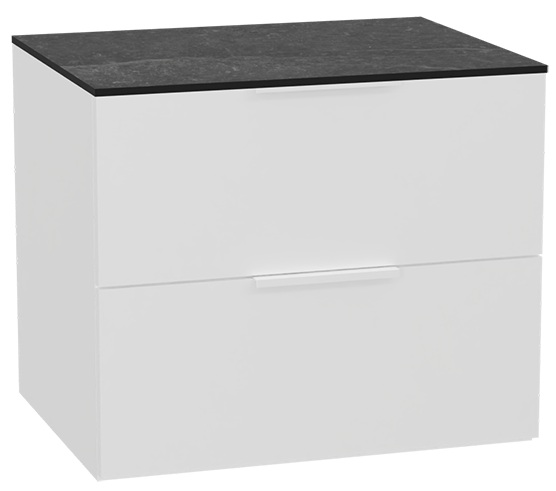 Darmowa Dostawa - Szafka z blatem 60x46.5x51.2 cm podumywalkowa wisząca biała-grafitowa Excellent Tuto 2.0 MLEX2172K6002MAWHWH
