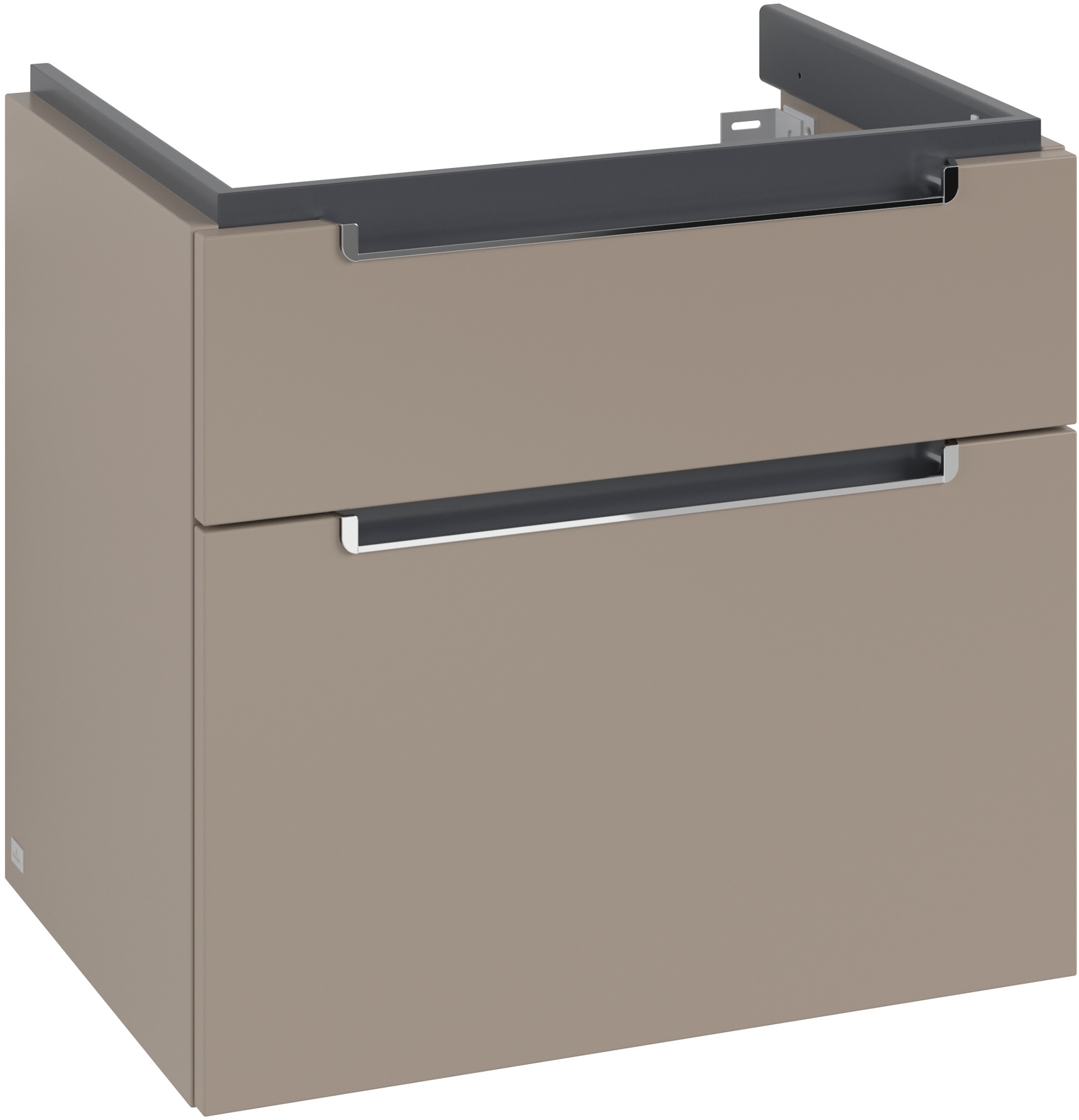Darmowa Dostawa - Szafka 63.7x45.4x59 cm podumywalkowa wisząca szara Villeroy & Boch Subway 2.0 A91010VM