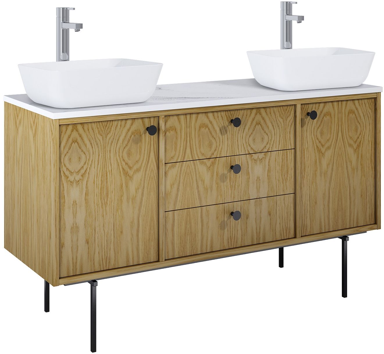 Darmowa Dostawa - Szafka 140x45.6x54 cm podumywalkowa wisząca dąb Elita Legacy RE011401096690