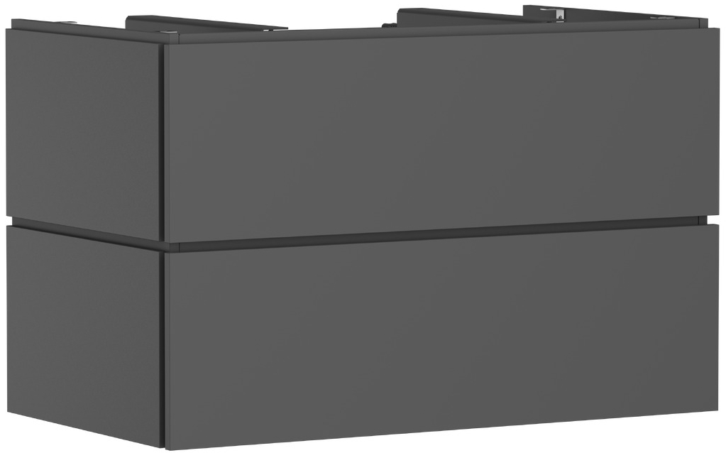 Darmowa Dostawa - Szafka 98x55x62 cm podumywalkowa wisząca szara Hansgrohe Xilesa E 54301760