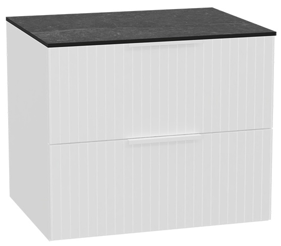 Darmowa Dostawa - Szafka z blatem 60x46.5x51.2 cm podumywalkowa wisząca biała-grafitowa Excellent Tuto 2.0 MLEX2172K6003MAWHWH