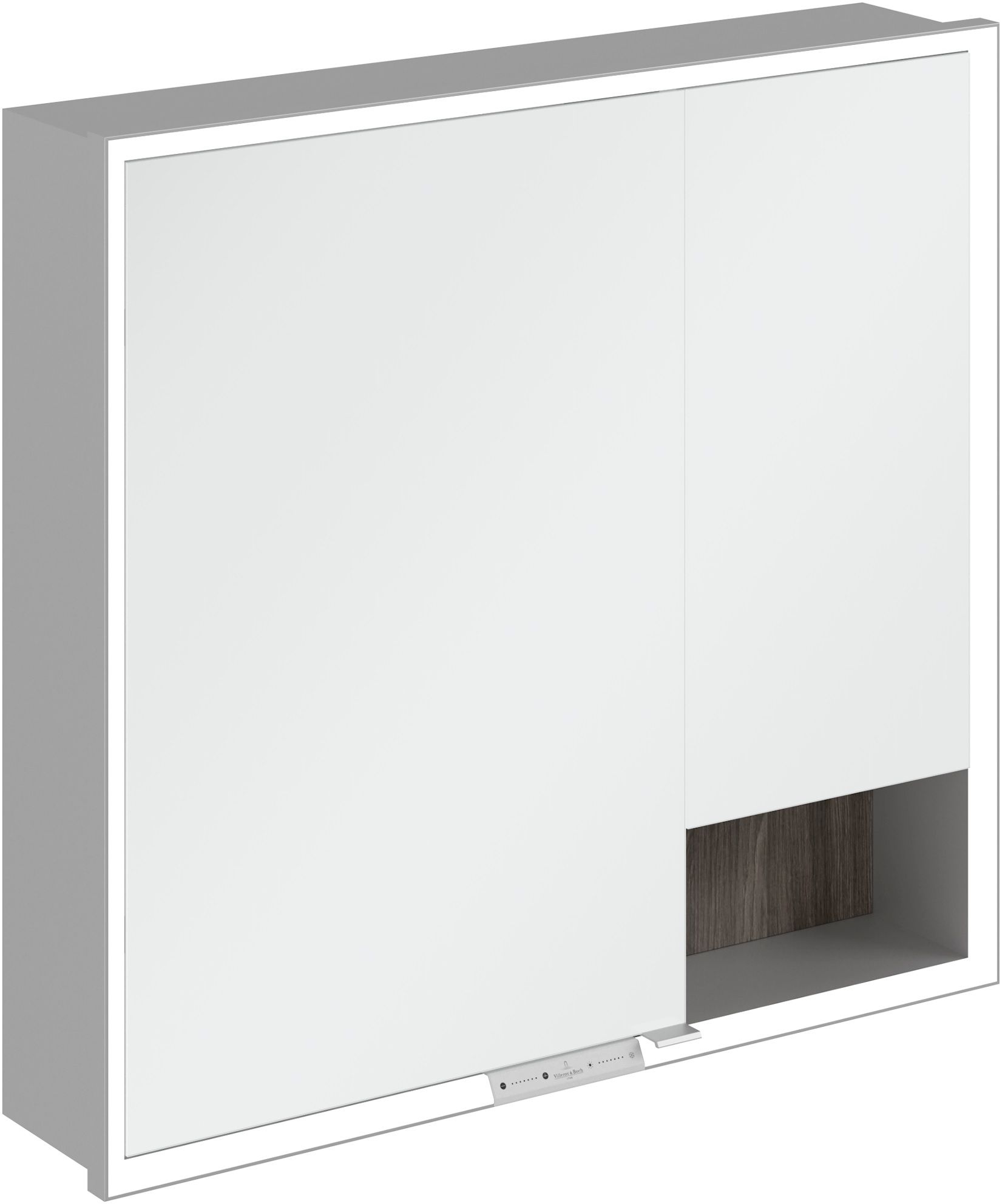 Darmowa Dostawa - Szafka 80x16.8x75 cm z lustrem dąb Villeroy & Boch My View+ A48280RK