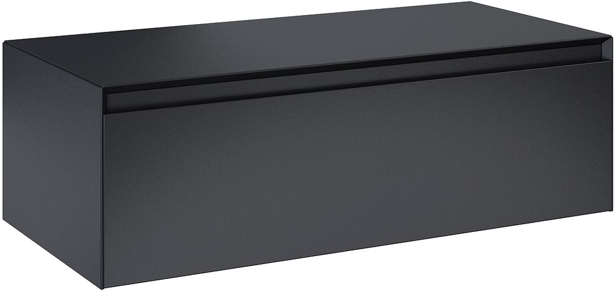 Darmowa Dostawa - Szafka z blatem 100x45.8x31.9 cm boczna wisząca czarna Elita Split Slim RE081004057160