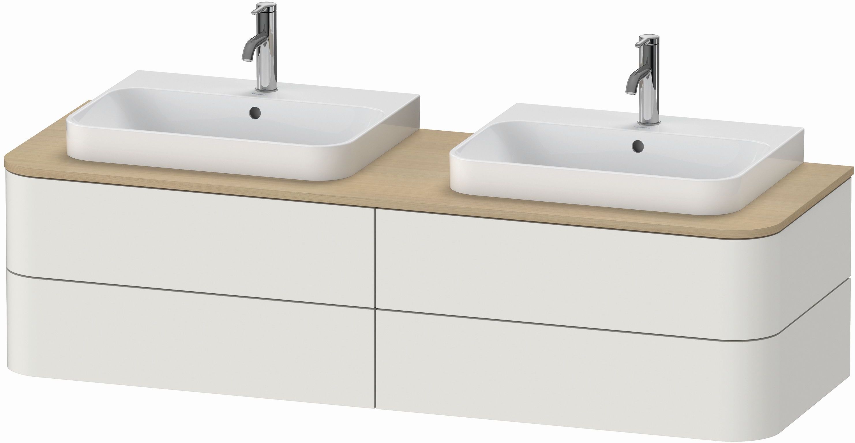 Darmowa Dostawa - Szafka podumywalkowa wisząca 160x55 cm Duravit Happy D.2 Plus HP4974B3939