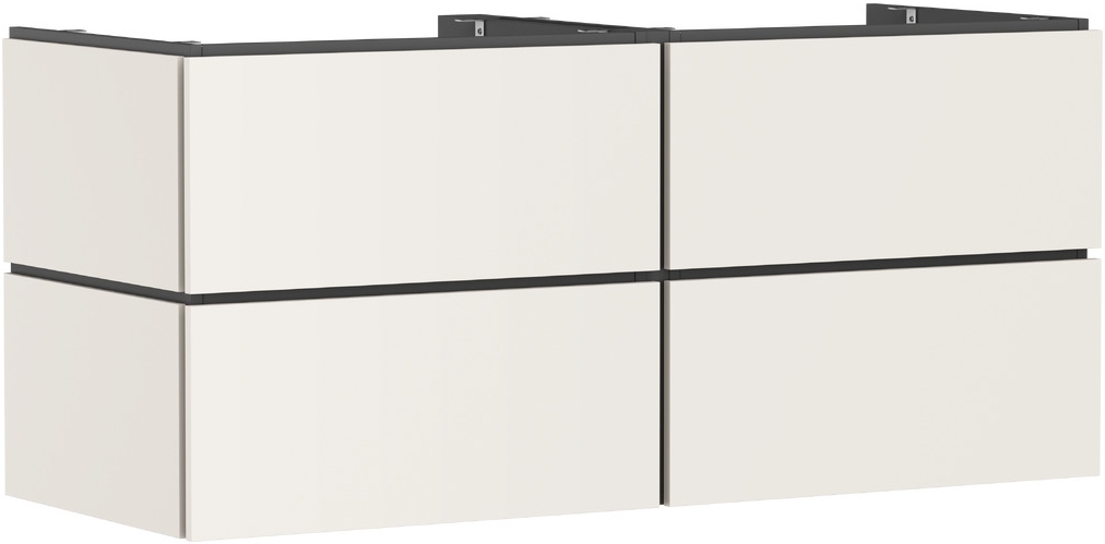 Darmowa Dostawa - Szafka 137.5x55x62 cm podumywalkowa wisząca piaskowa Hansgrohe Xilesa E 54306780