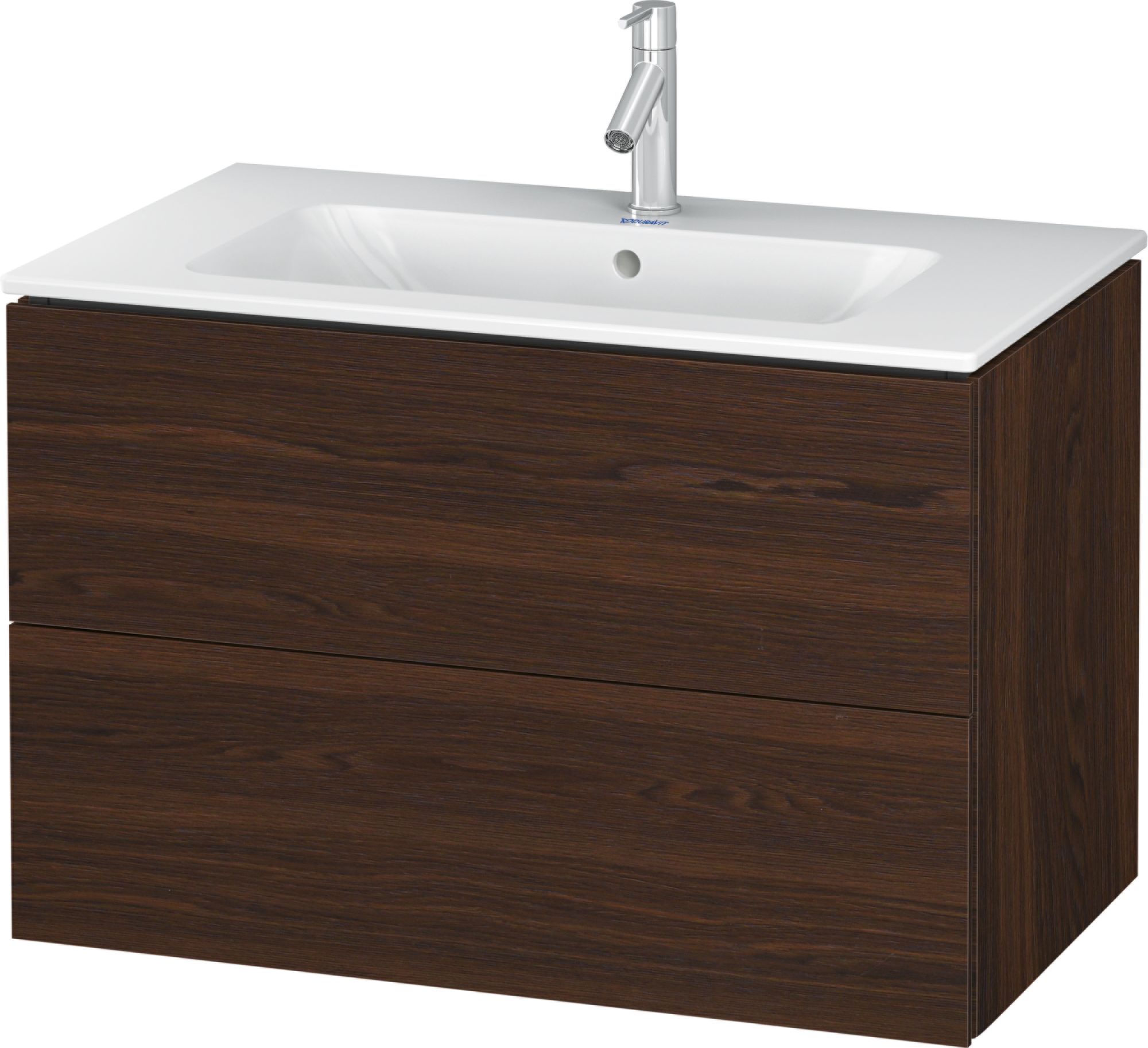 Darmowa Dostawa - Szafka 82x48.1x55 cm podumywalkowa wisząca orzech Duravit L-Cube LC624106969