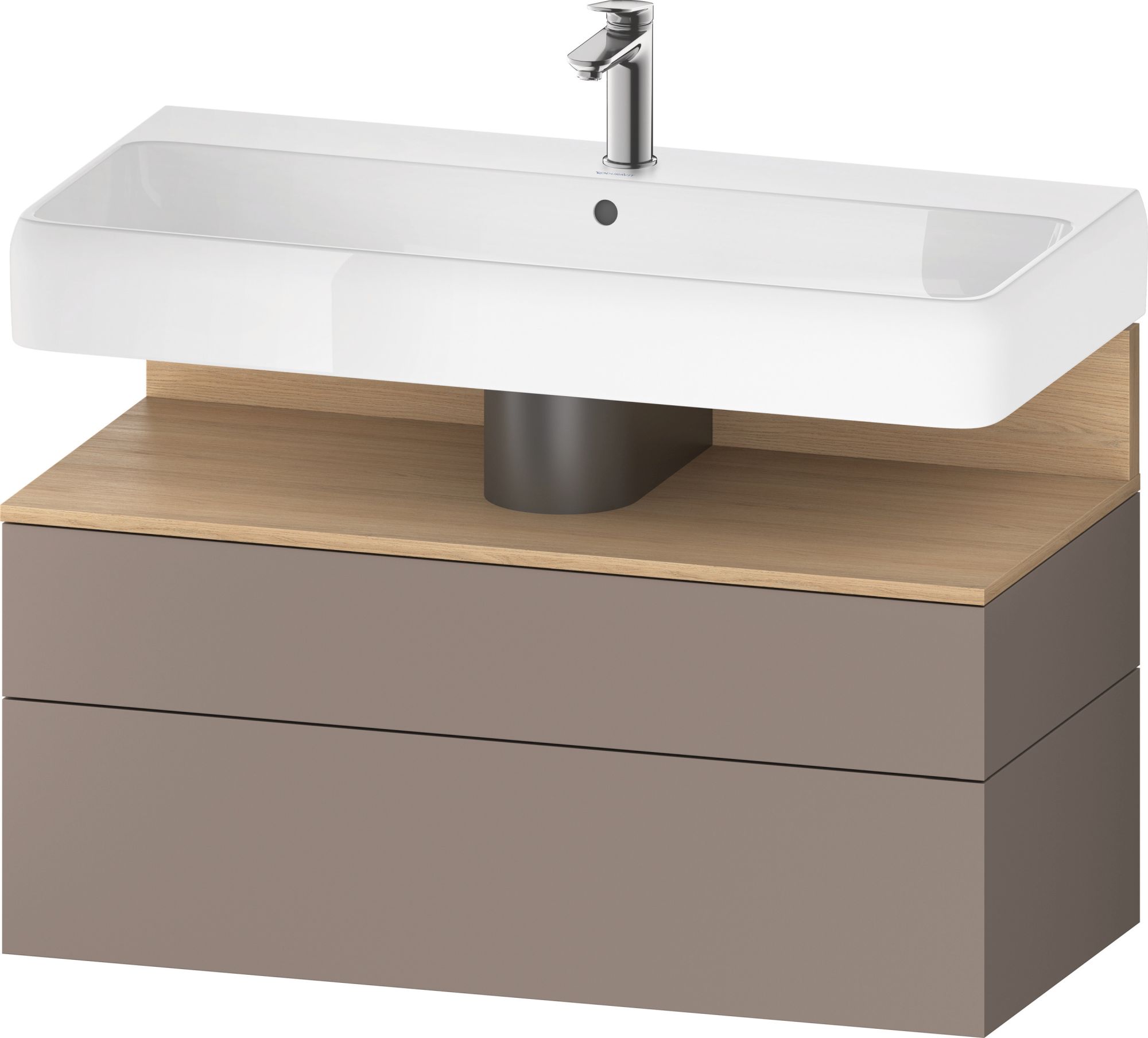 Darmowa Dostawa - Szafka 99x47x59 cm podumywalkowa wisząca dąb Duravit Qatego QA4395030430010
