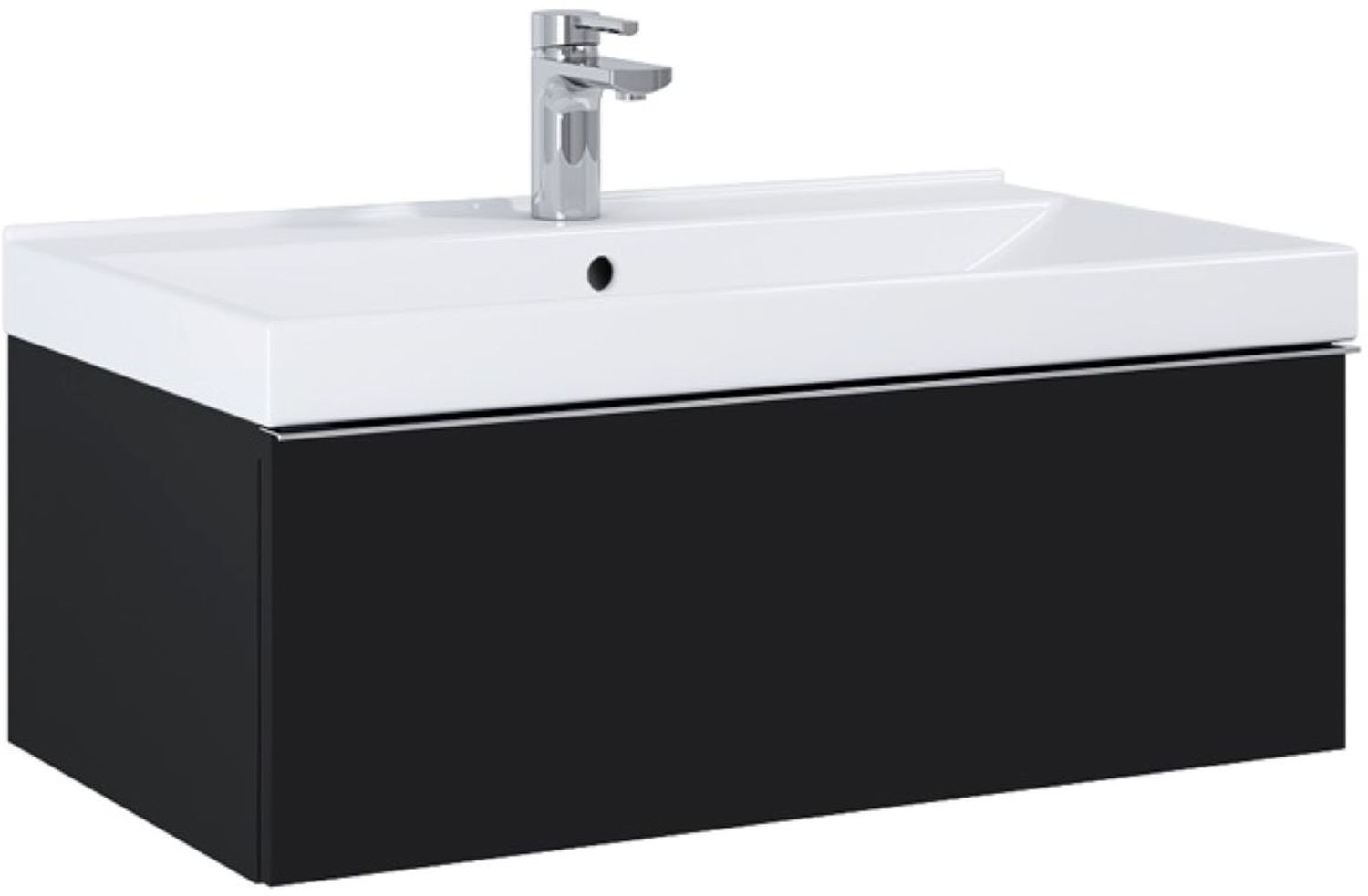 Darmowa Dostawa - Szafka 80x44.9x28.1 cm podumywalkowa wisząca czarna Elita Look RE010803027160