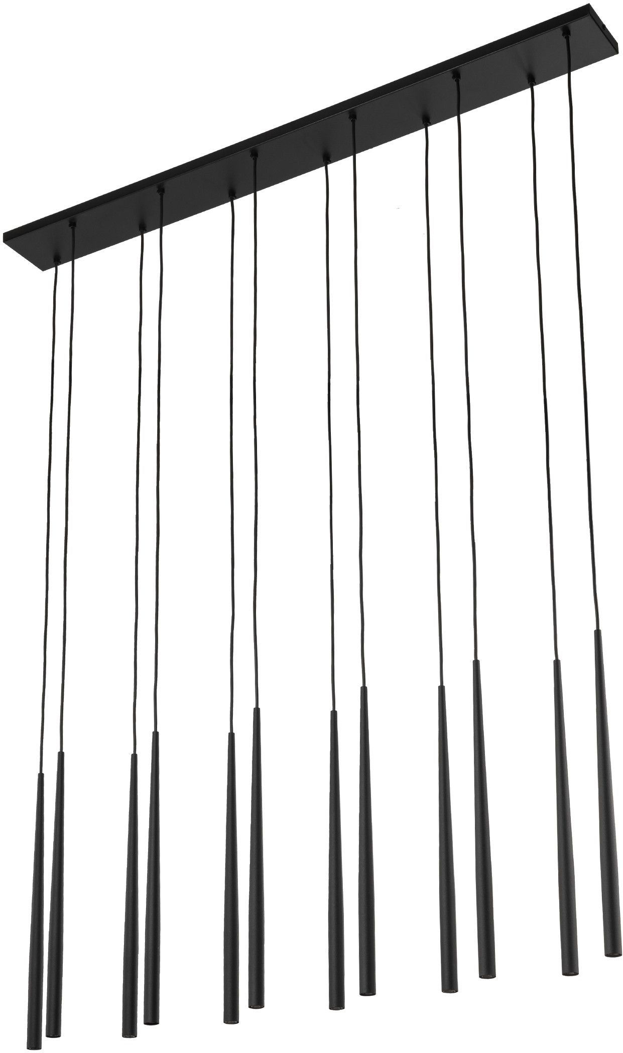 Darmowa Dostawa - Lampa wisząca powyżej 6x8 W czarna TK Lighting Piano 10115