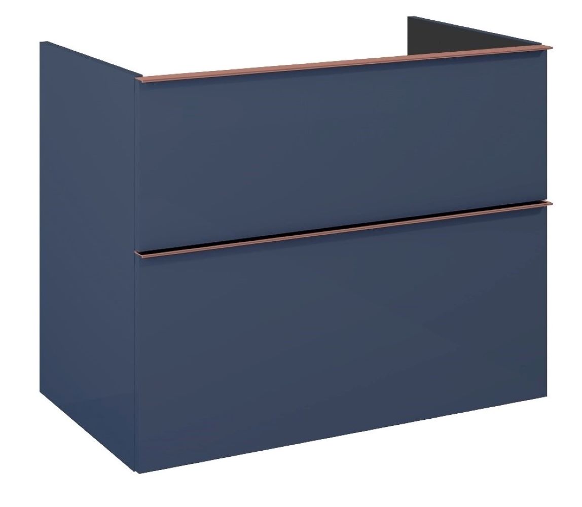 Darmowa Dostawa - Szafka 80x44.9x63.5 cm podumywalkowa wisząca niebieska Elita Look RE080801027030