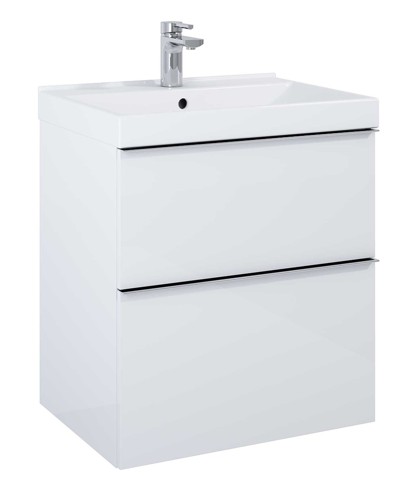 Darmowa Dostawa - Szafka 60x44.9x63.5 cm podumywalkowa wisząca biała Elita Look RE010601025290
