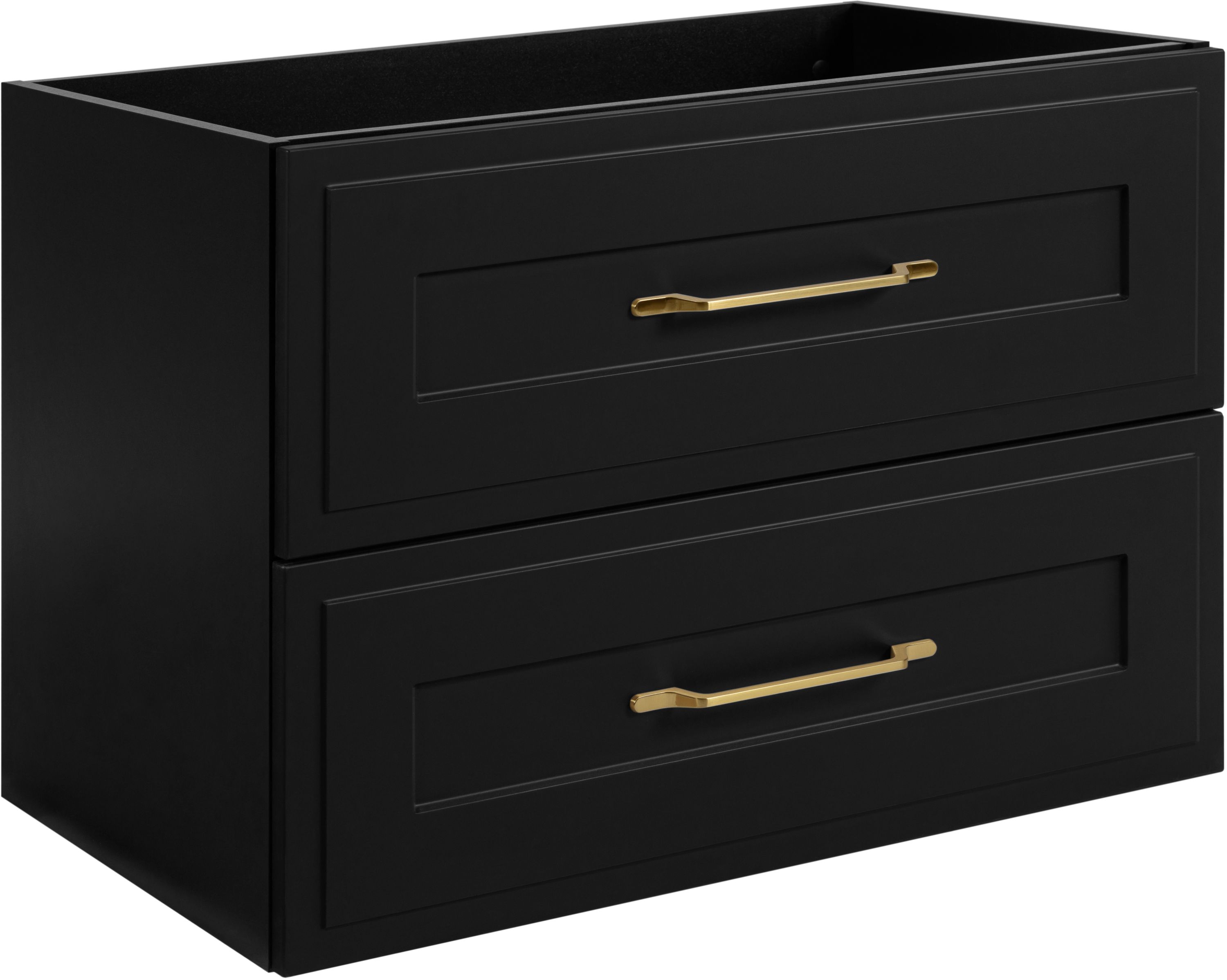 Darmowa Dostawa - Szafka 80x46x57 cm podumywalkowa wisząca czarna Rodan Classic 5906154453974