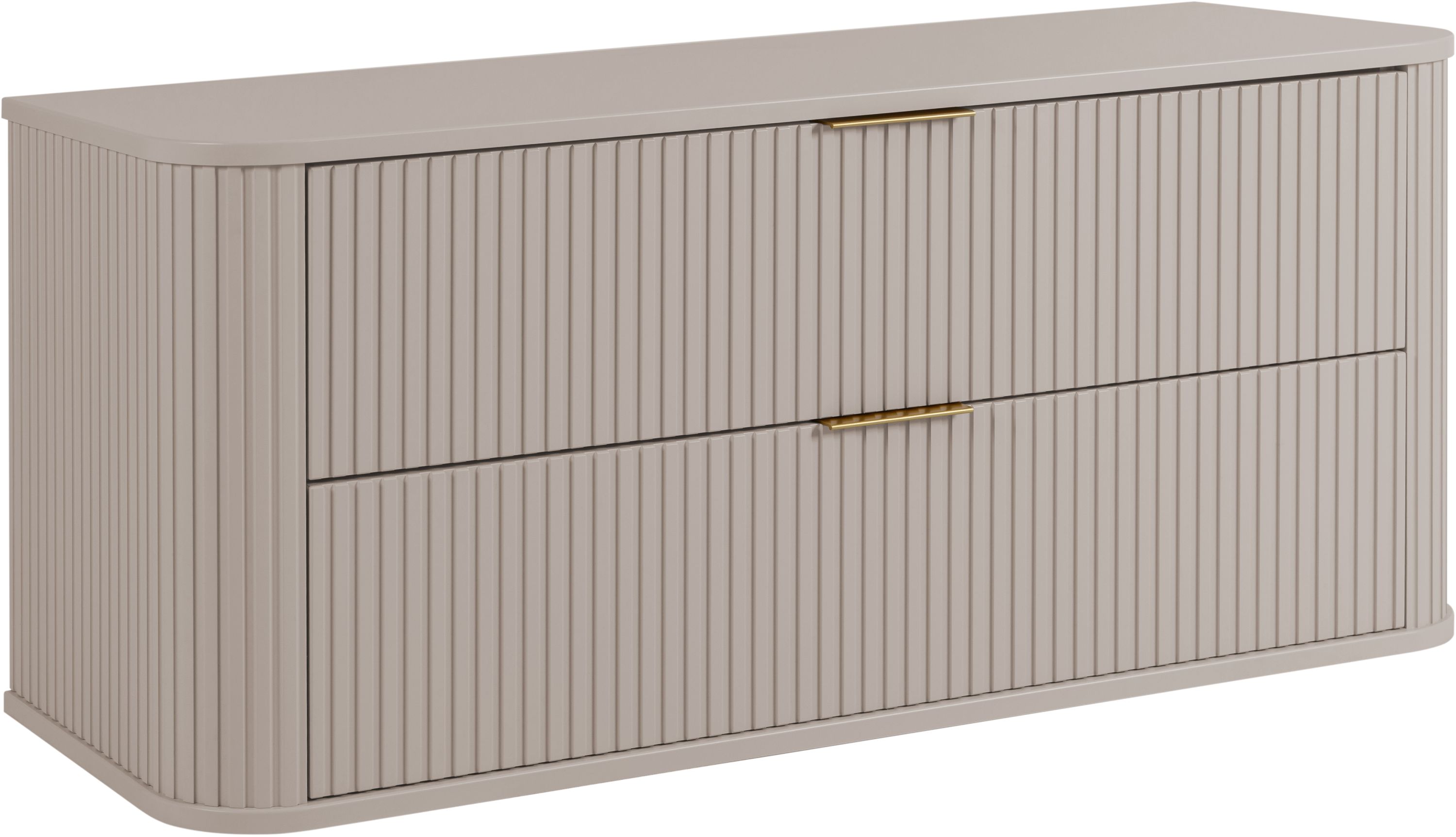 Darmowa Dostawa - Szafka z blatem 120.4x41.5x51.7 cm podumywalkowa wisząca beżowa Rodan Elegance 5906154453929