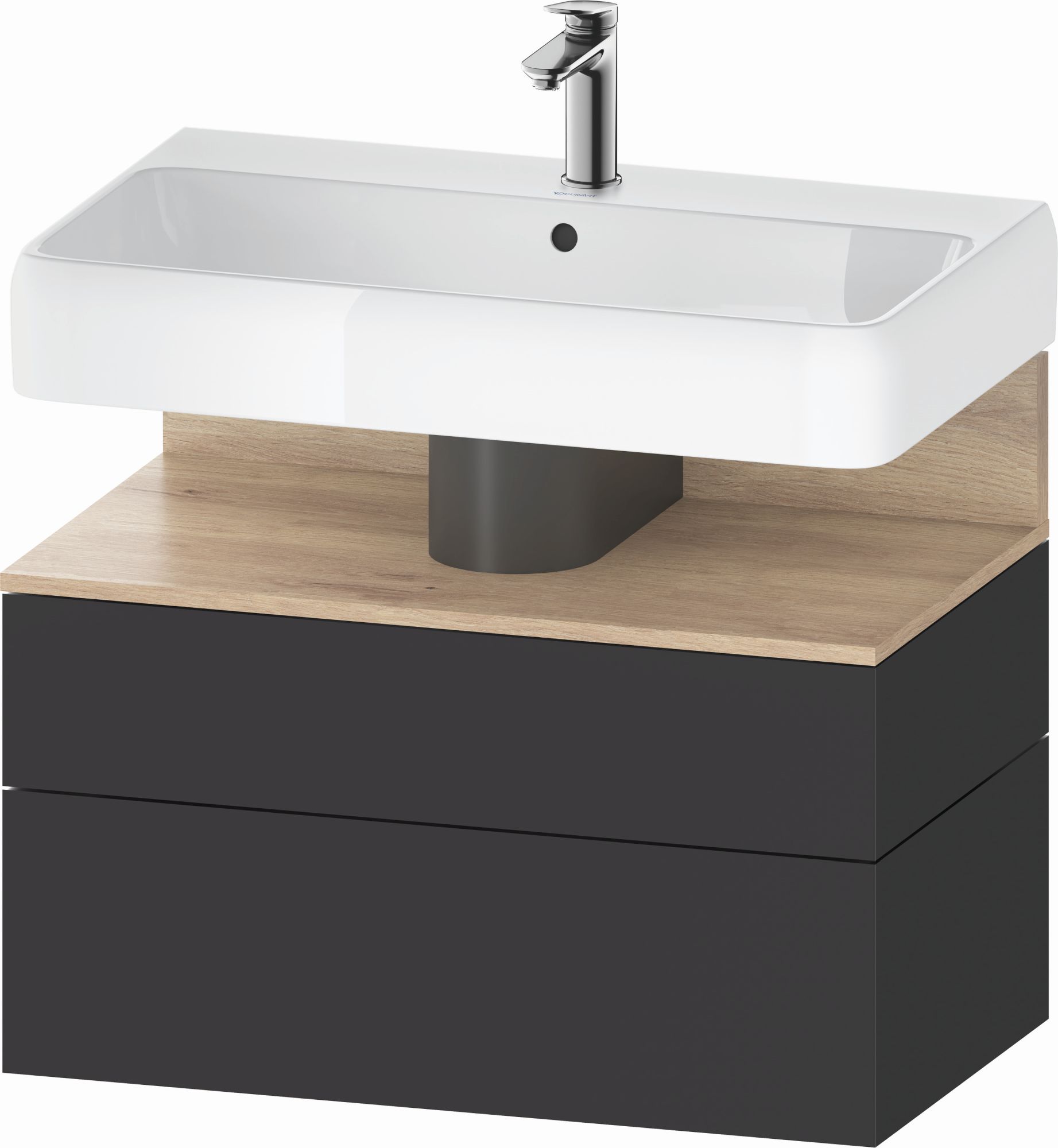 Darmowa Dostawa - Szafka 79x47x59 cm podumywalkowa wisząca grafit Duravit Qatego QA4394055800010