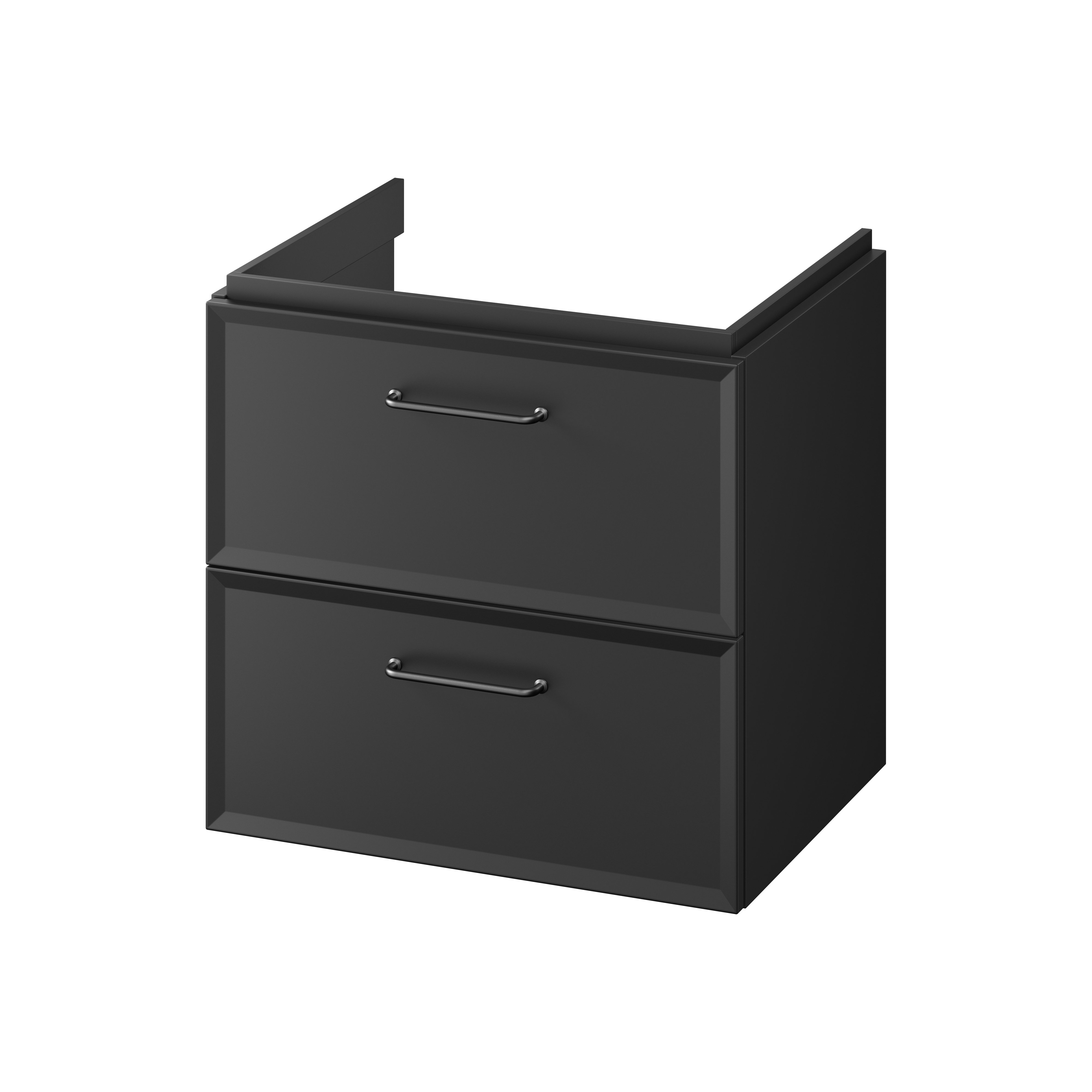 Darmowa Dostawa - Szafka 59.4x44.6x55.1 cm podumywalkowa wisząca czarna Cersanit Milagros S1021002