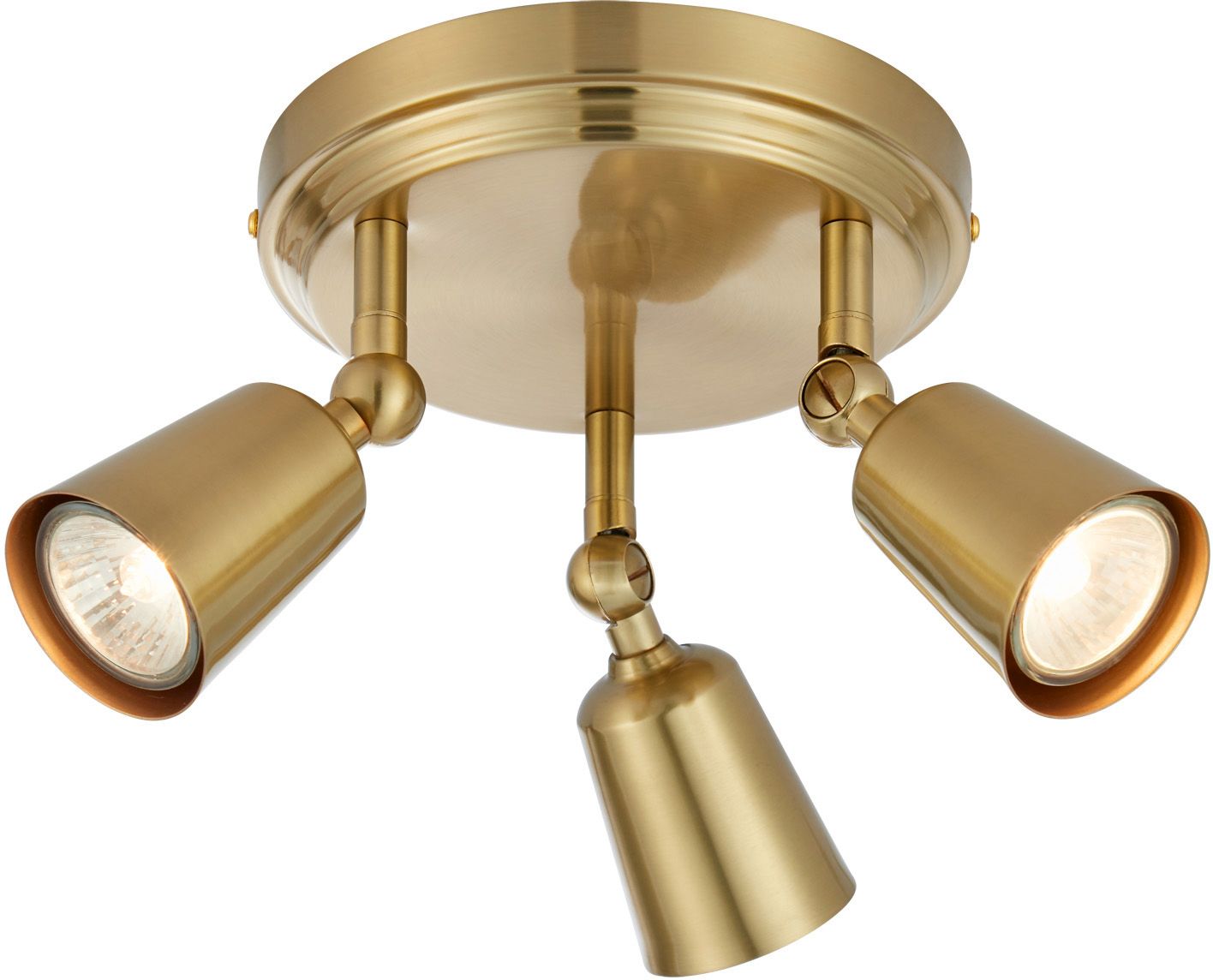 Darmowa Dostawa - Lampa podsufitowa 3x7 W mosiądz Markslöjd Tiny 108980