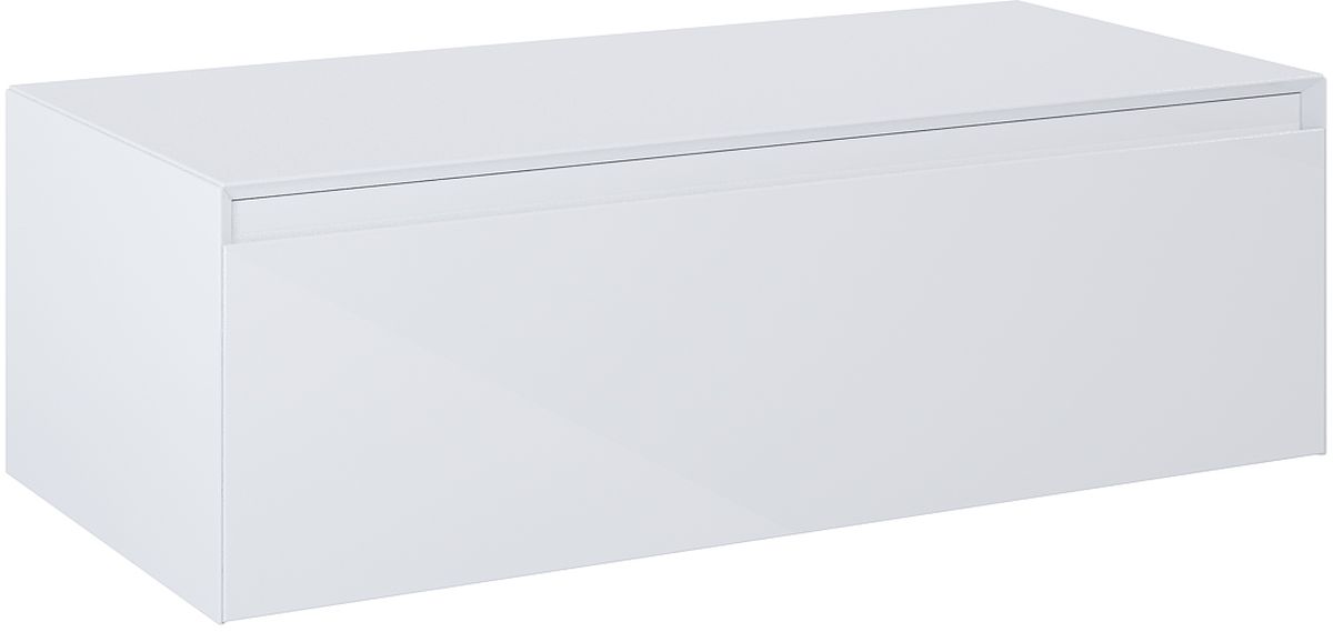 Darmowa Dostawa - Szafka z blatem 100x45.8x31.9 cm boczna wisząca biała Elita Split Slim RE081004058060