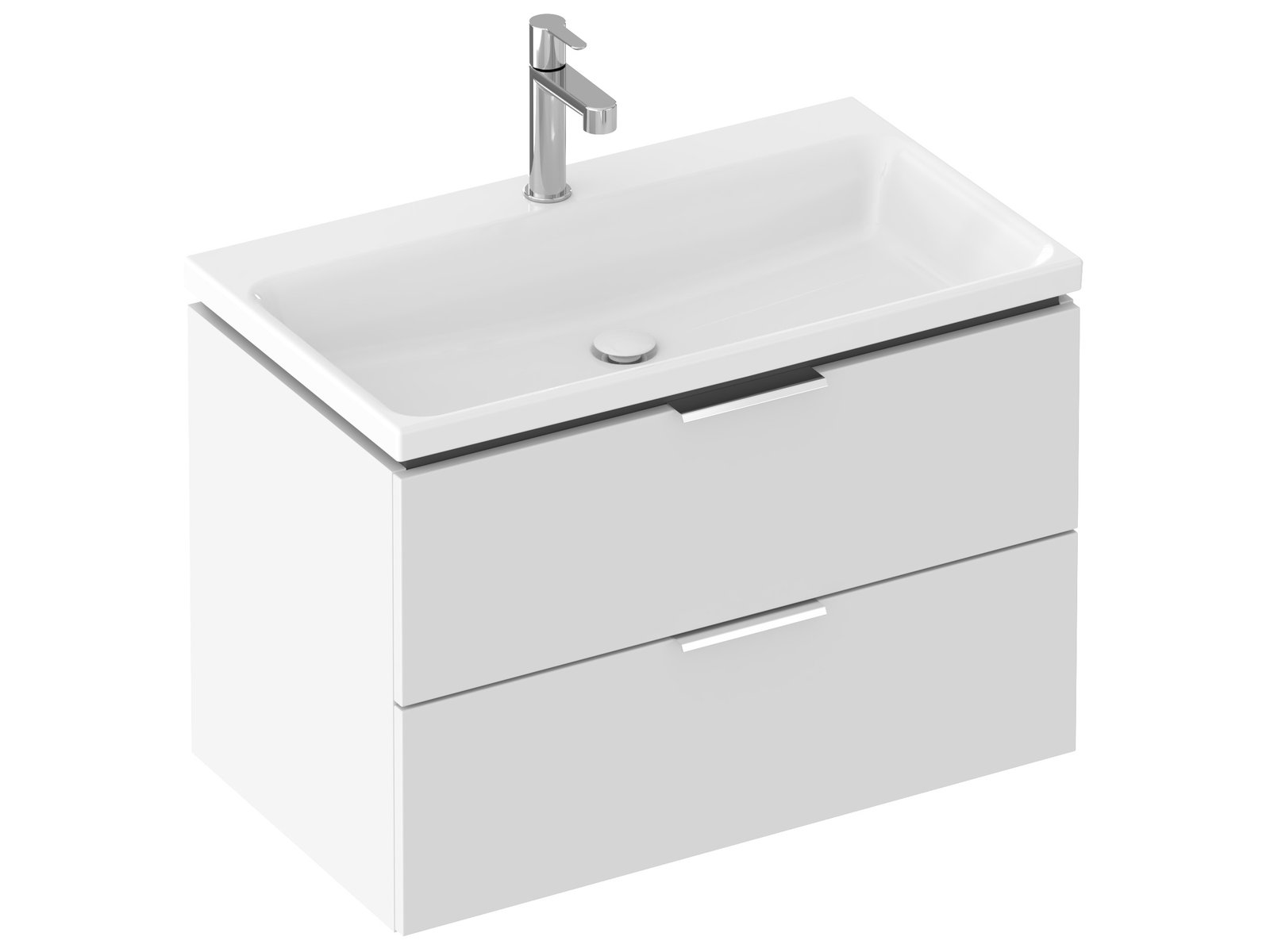 Darmowa Dostawa - Szafka 80x46x50 cm podumywalkowa wisząca biała Ravak Comfort X000001819